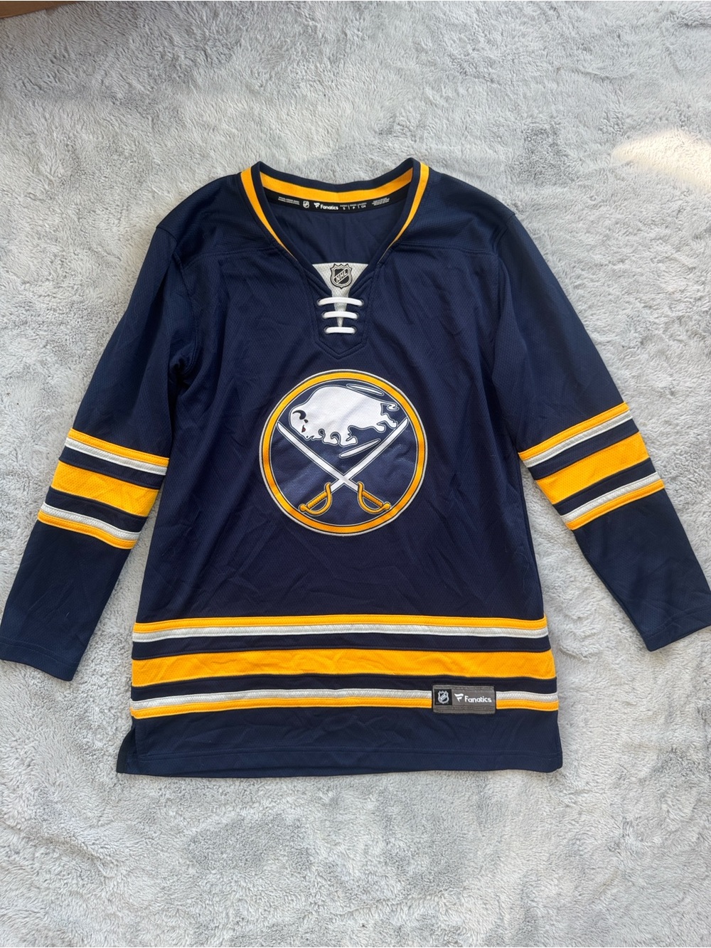 Fanatics Buffalo Sabres Women's Home Navy Blue Breakaway Jersey Small